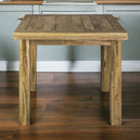 Solid Mango Wood Dining Table for 4 to 6 People Rectangular Butterfly Extending - Granary