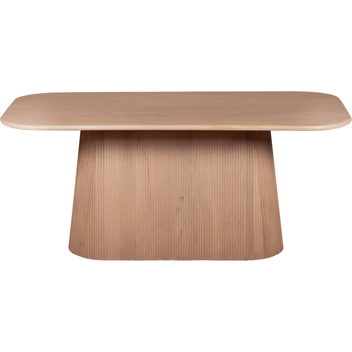 Solid Mango Wood Dining Table for 6 to 8 People Rectangular - Indus