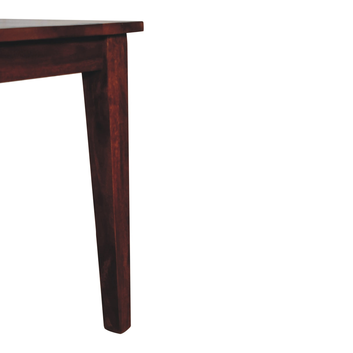 Solid Mango Wood Dining Table for 4 to 6 People Rectangular - Birmingham