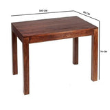 Solid Mango Wood Dining Table for 6 People - Toko