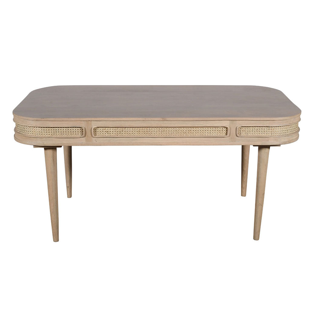 Solid Mango Wood Dining Table for 6 People - Valencia