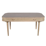 Solid Mango Wood Dining Table for 6 People - Valencia