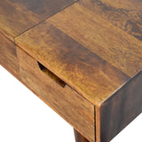 Solid Mango Wood Dressing Table With Foldable Mirror - Birmingham