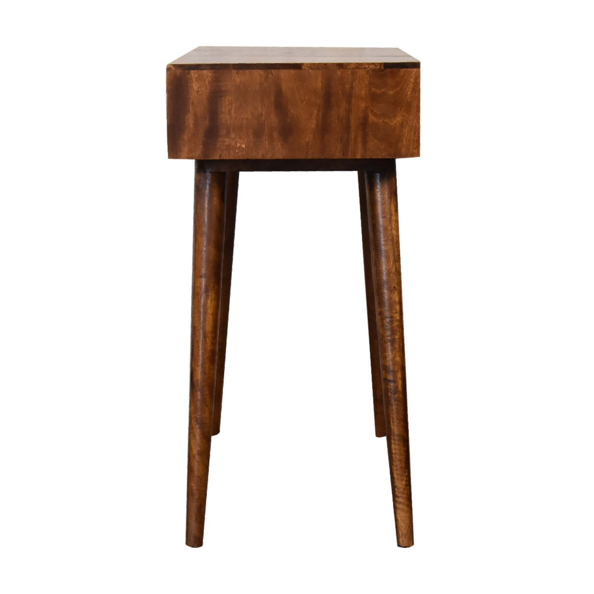 Solid Mango Wood Dressing Table With Foldable Mirror - Birmingham