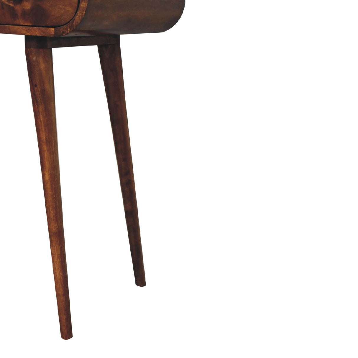 Solid Mango Wood Dressing Table With Folding Mirror - Birmingham
