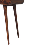 Solid Mango Wood Dressing Table With Folding Mirror - Birmingham
