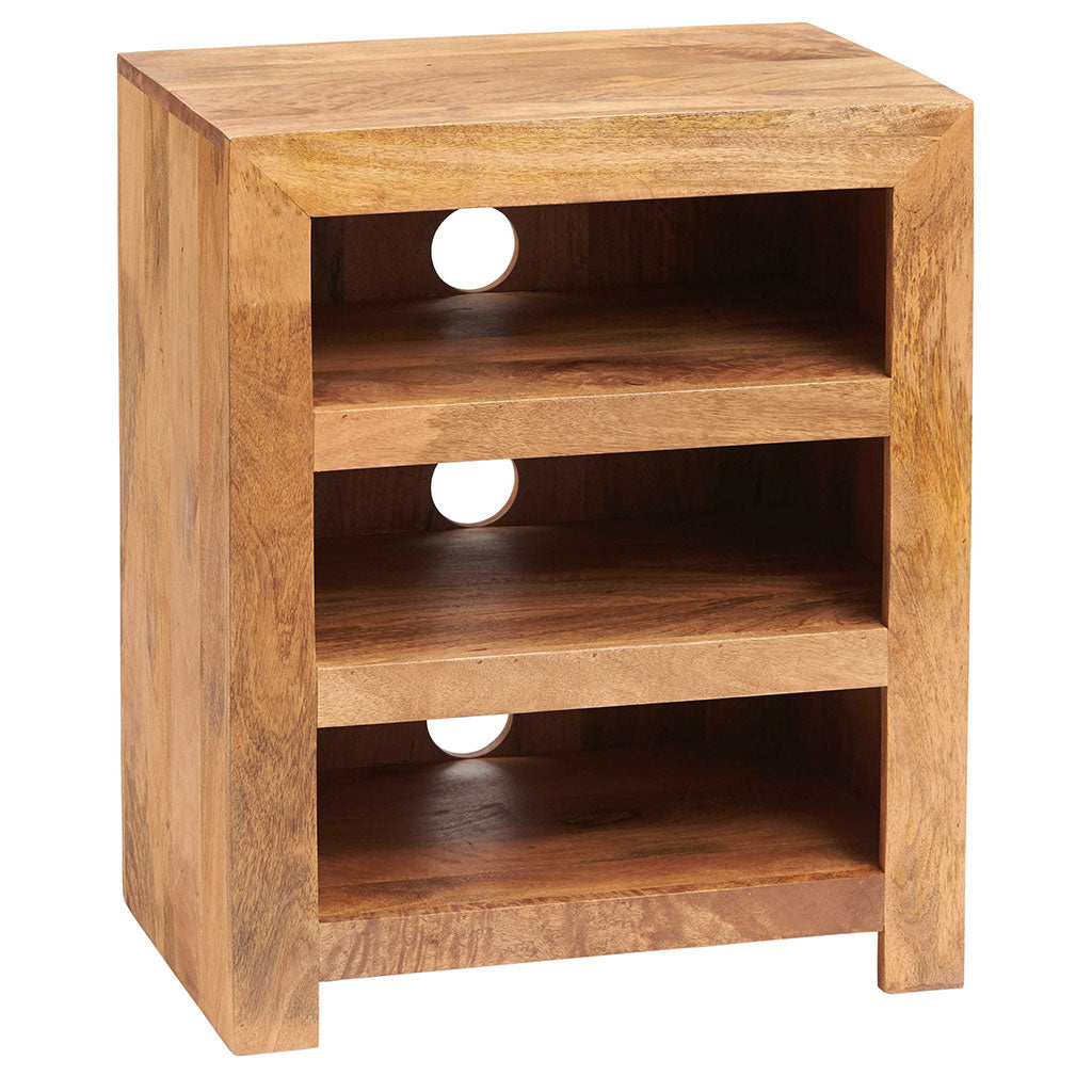 Solid Mango Wood Hi-Fi Media Unit - Toko