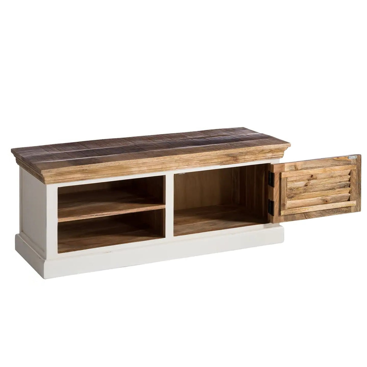 Solid Mango Wood Shoe Rack - Alfie
