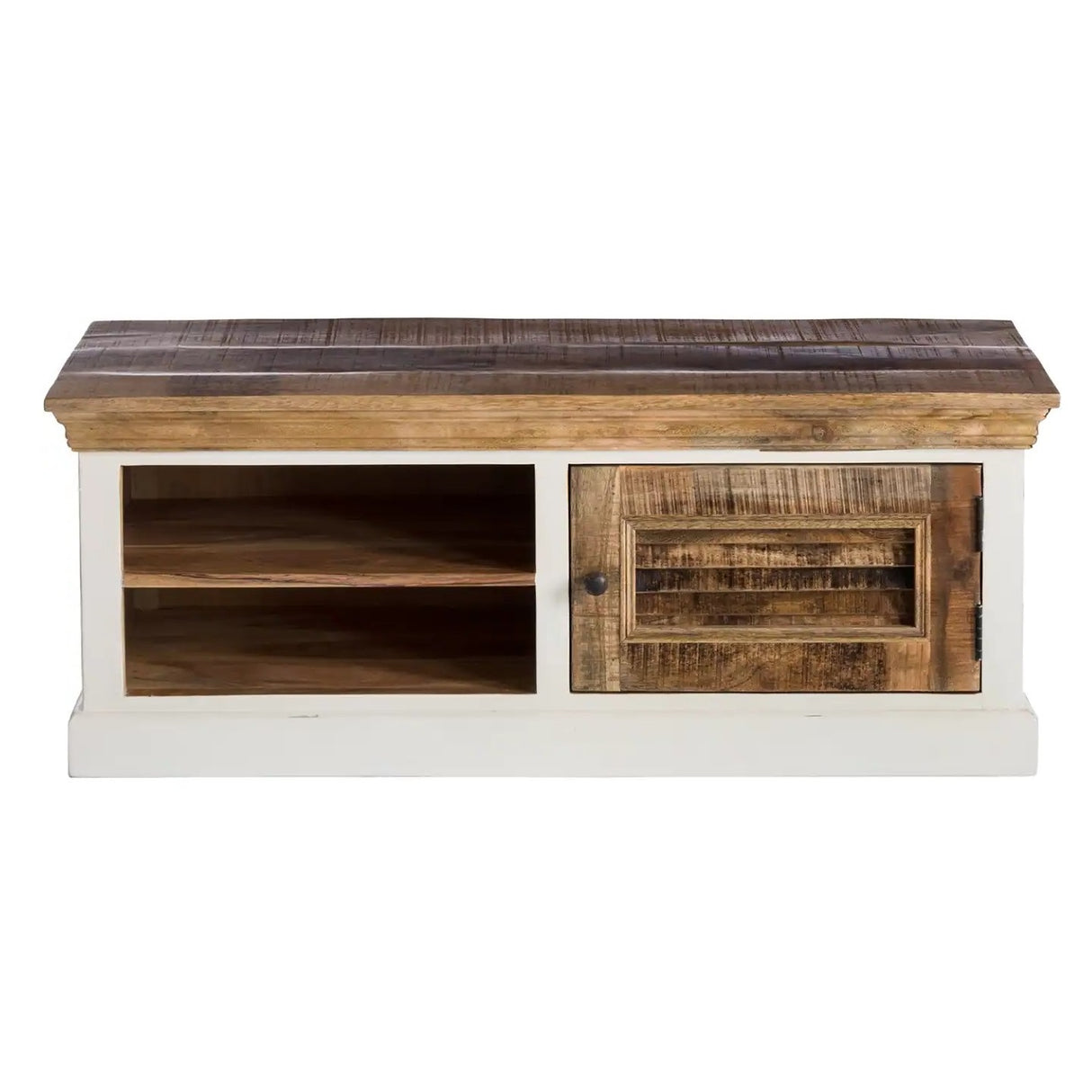 Solid Mango Wood Shoe Rack - Alfie