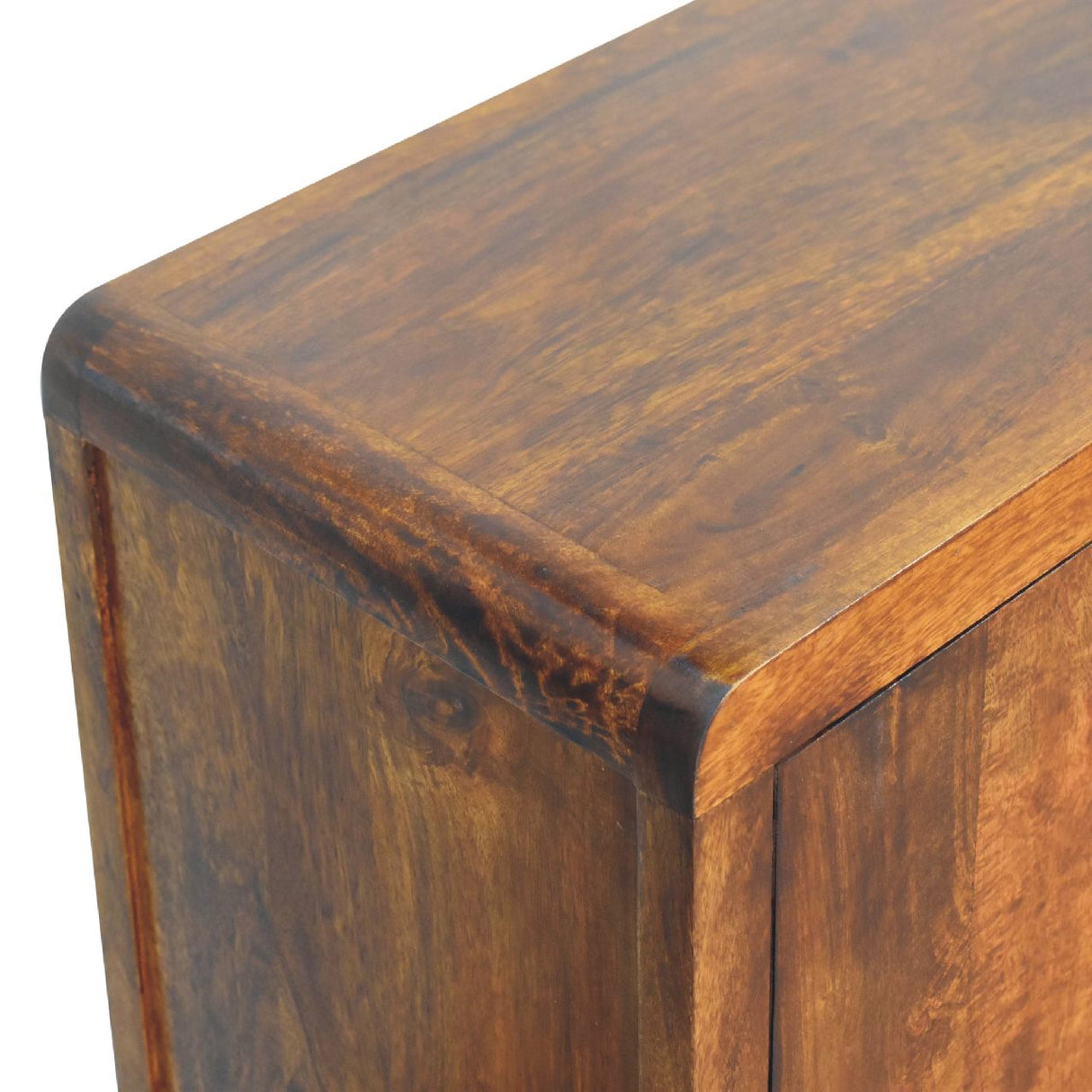 Solid Mango Wood Sideboard With 1 Door And 4 Drawers - Aspen