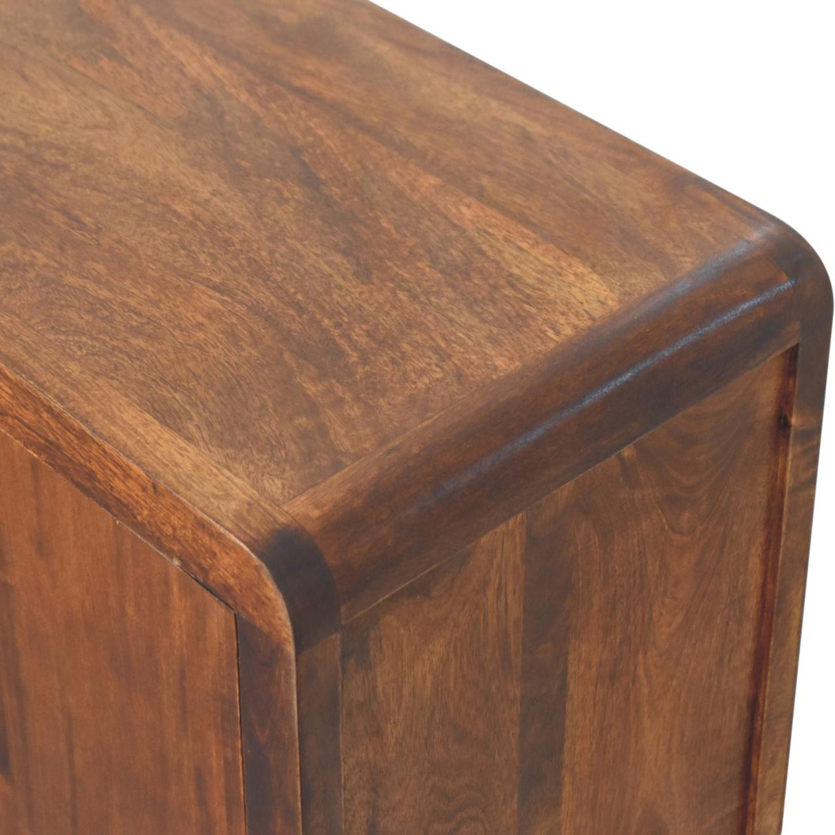 Solid Mango Wood Sideboard With 2 Doors And 4 Drawers - Aspen