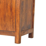 Solid Mango Wood Sideboard With 2 Doors And 4 Drawers - Aspen