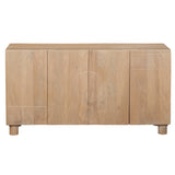 Solid Mango Wood Sideboard With 4 Doors - Austin