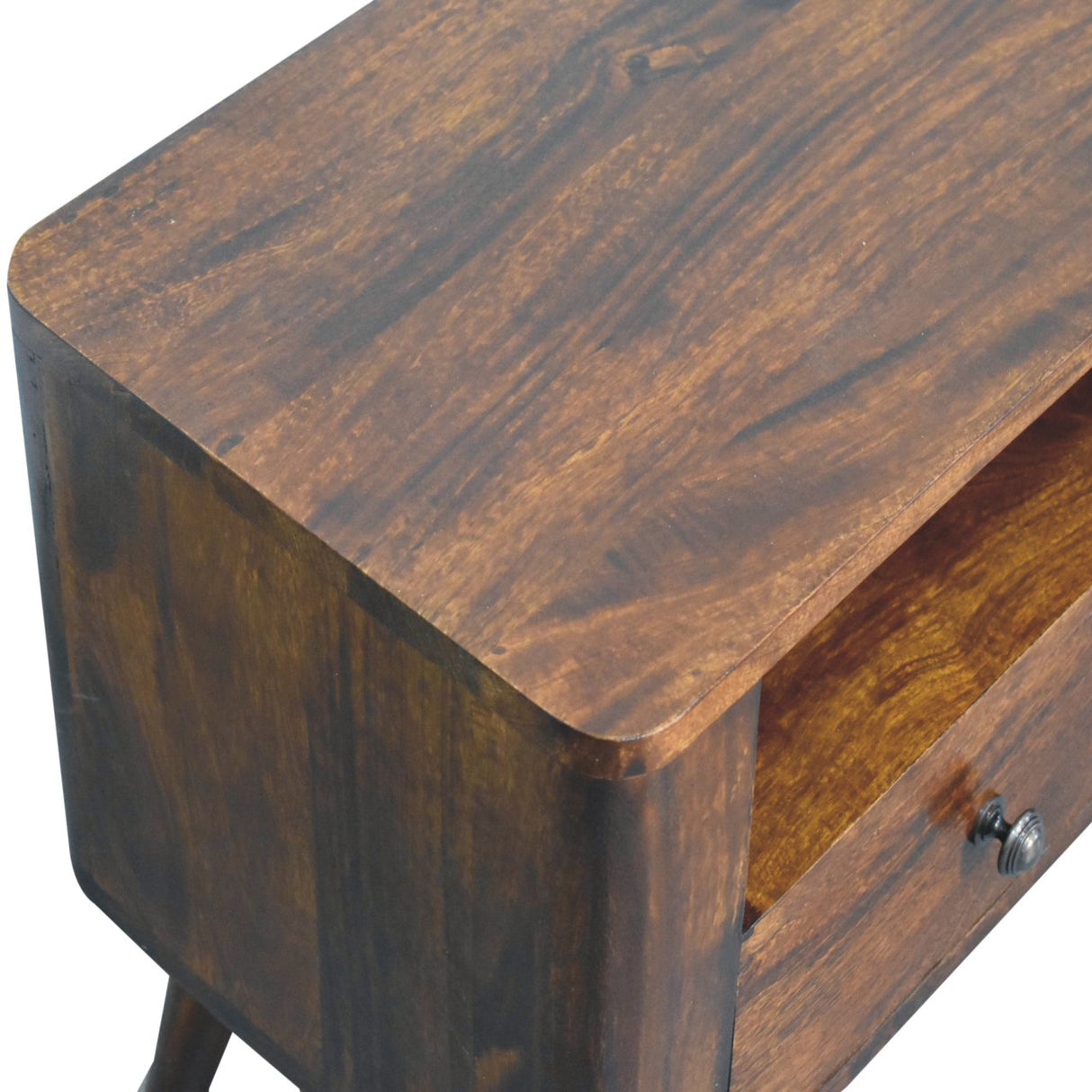 Solid Mango Wood TV Stand With 2 Drawers - Bera