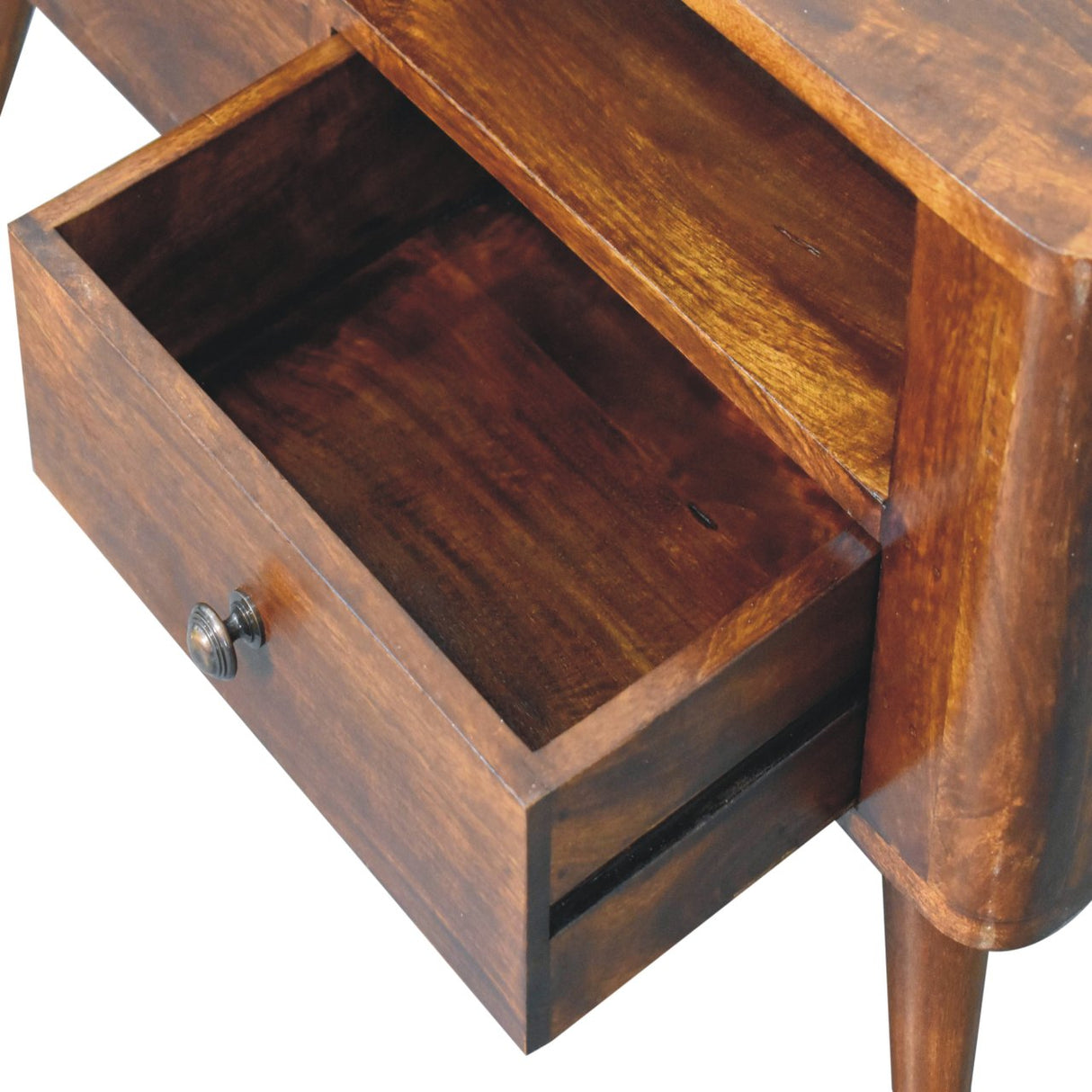 Solid Mango Wood TV Stand With 2 Drawers - Bera