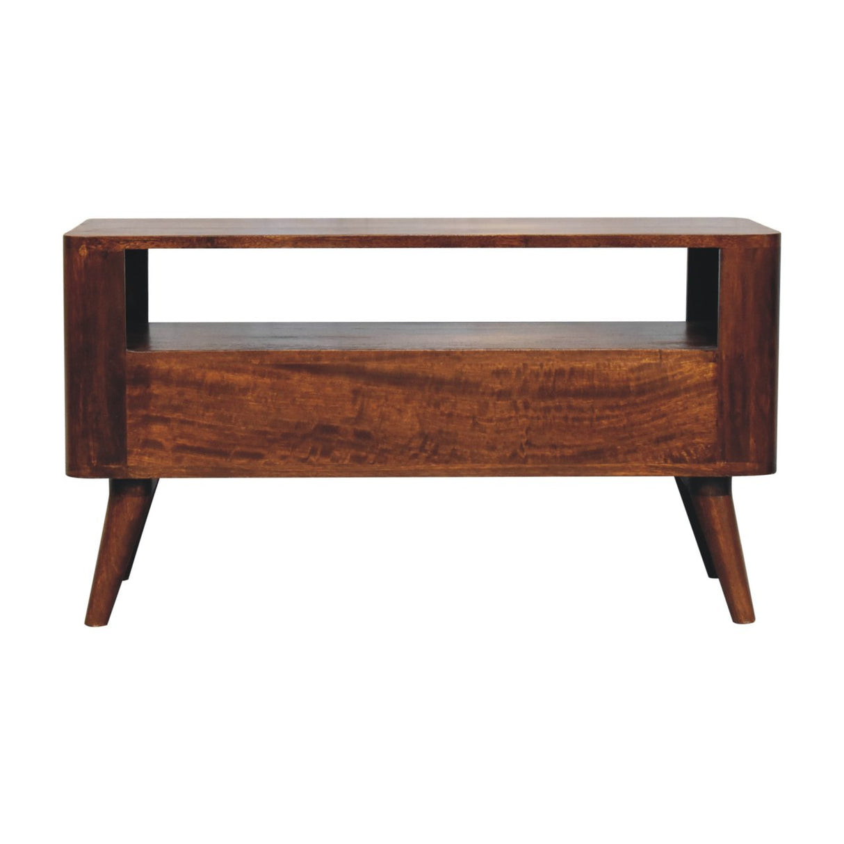 Solid Mango Wood TV Stand With 2 Drawers - Bera
