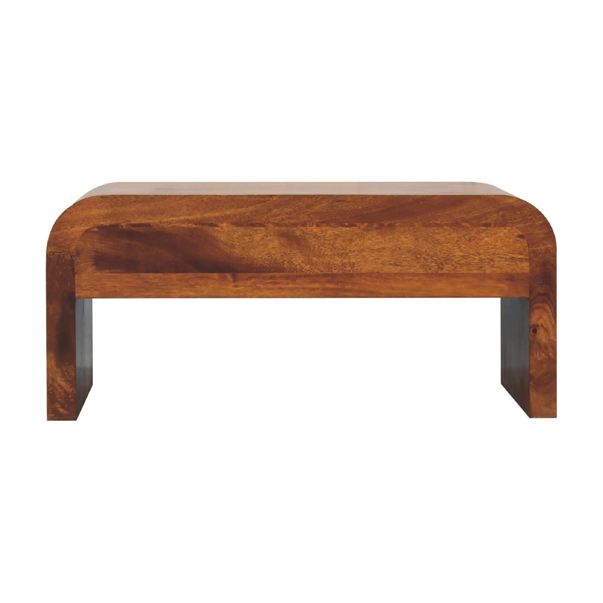 Solid Mango Wood TV Stand With 2 Drawers - Darcy