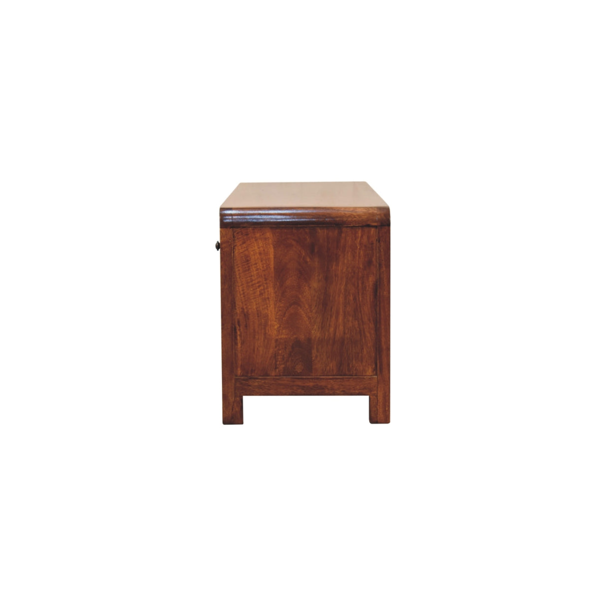 Solid Mango Wood TV Stand With 3 Drawers - Aspen