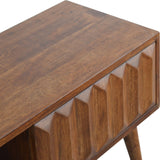 Solid Mango Wood TV Stand Prism With 1 Sliding Door - Birmingham