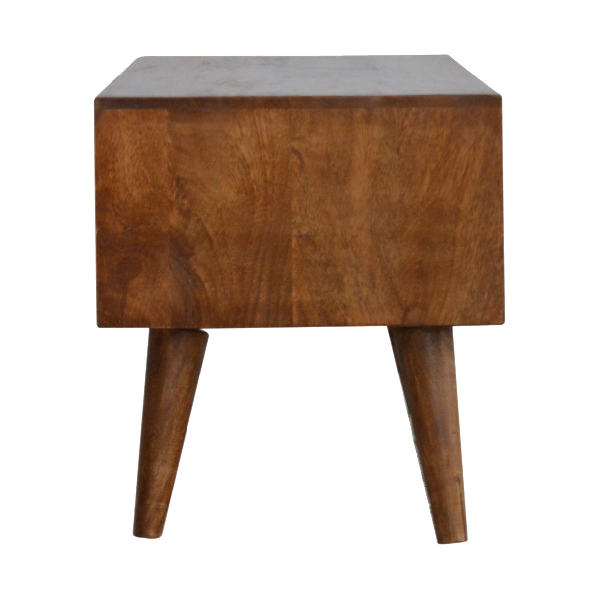 Solid Mango Wood TV Stand Prism With 1 Sliding Door - Birmingham