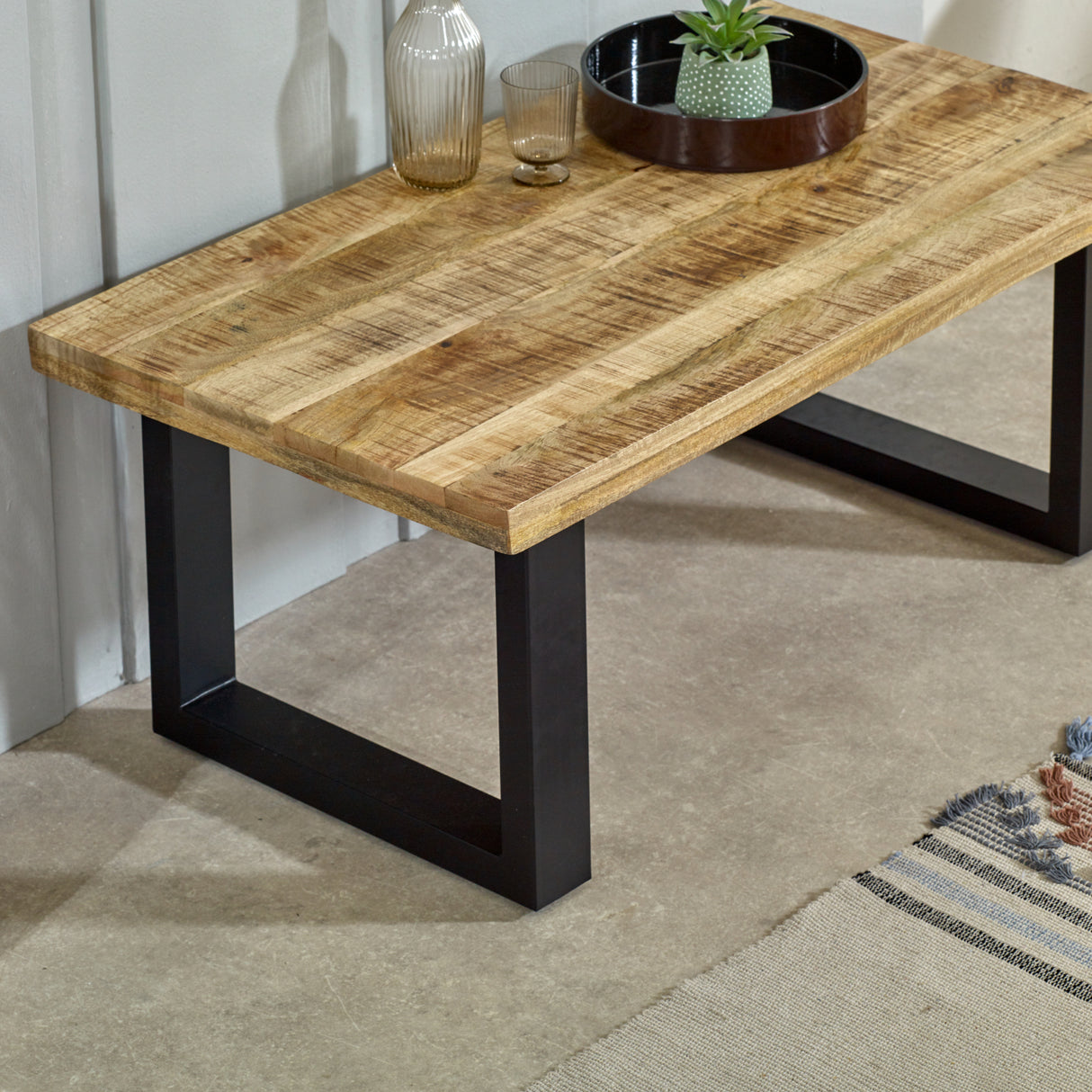 Solid Reclaimed Wood Coffee Table Rectangular - Surrey
