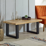 Solid Reclaimed Wood Coffee Table Rectangular - Surrey