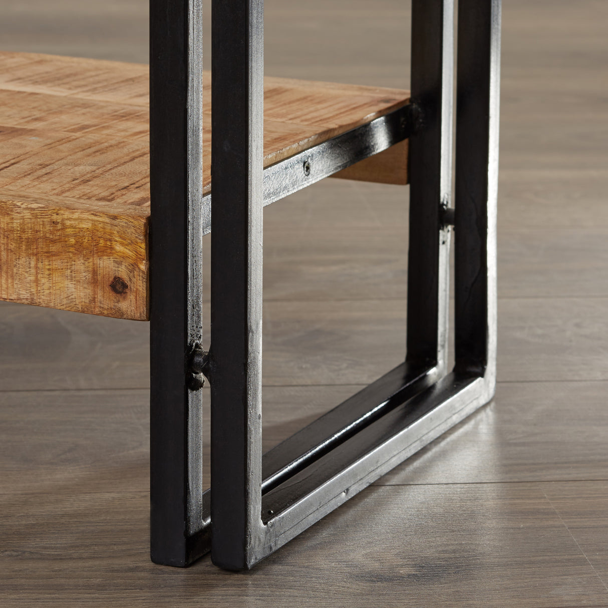 Solid Reclaimed Wood Console Table - Cosmo Industrial