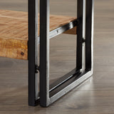 Solid Reclaimed Wood Console Table - Cosmo Industrial