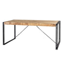 Solid Reclaimed Wood Dining Table for 4 to 6 People - Cosmo Industrial