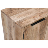 Solid Reclaimed Wood Drinks Cabinet With 2 Doors - Surrey