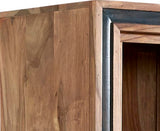 Solid Sheesham Wood Bookcase With 2 Drawers And 3 Shelves - Jodhpur