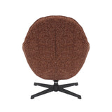 Tactile Textured Fabric Lounge Chair With Footstool - Serene