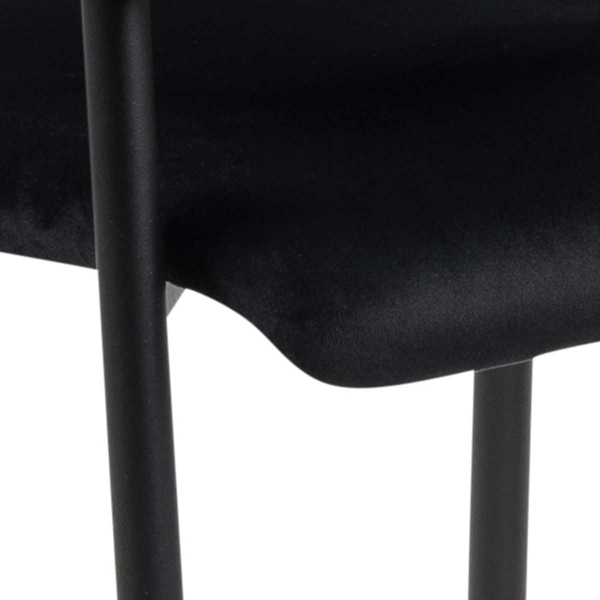 Velvet Dining Chairs With Armrest in Set Of 2 - Lima