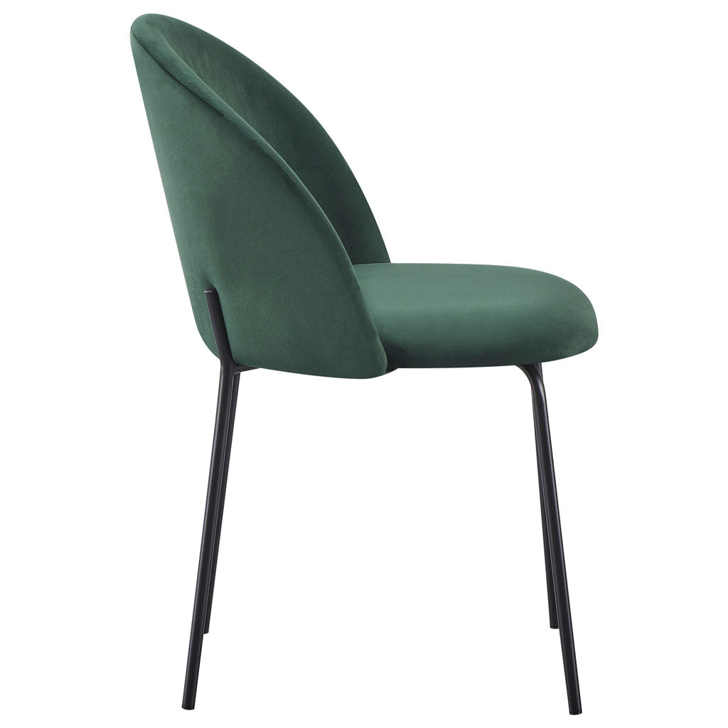 Velvet Dining Chairs in Set Of 4 - Boston