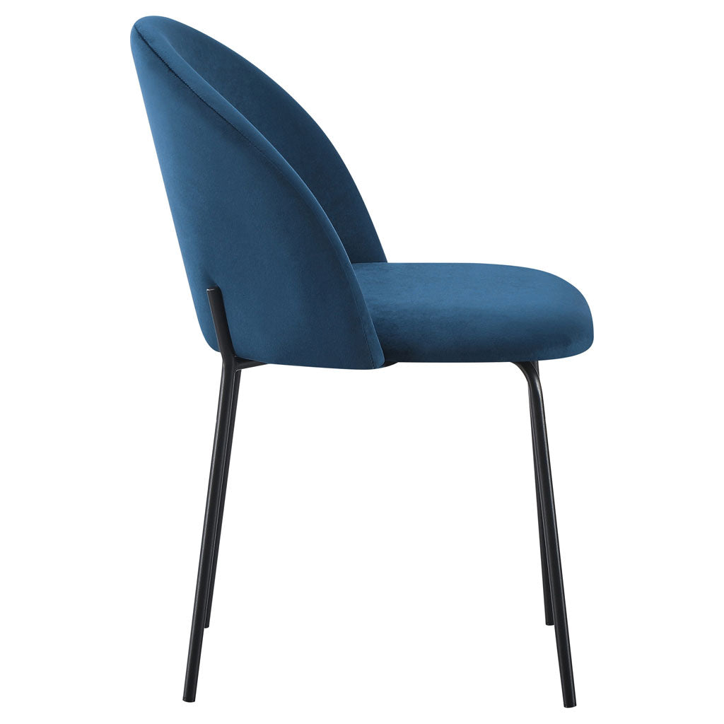 Velvet Dining Chairs in Set Of 4 - Boston