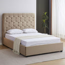 Velvet Double Ottoman Storage Bed - Madison