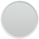 Wall Mirror In Beaded Washed Wooden Frame - Bradford