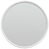 Wall Mirror In Beaded Washed Wooden Frame - Bradford