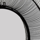 Wall Mirror Large In Black Wire Metal Frame - Chico