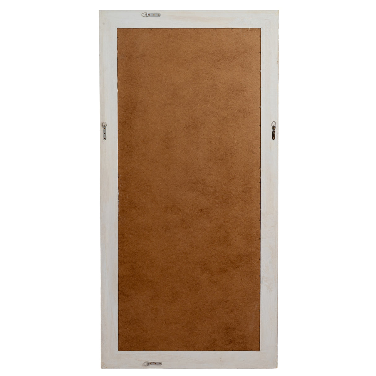 Wall Mirror Large In Washed Wooden Frame - Bradford