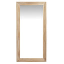 Wall Mirror Large In Washed Wooden Frame - Bradford