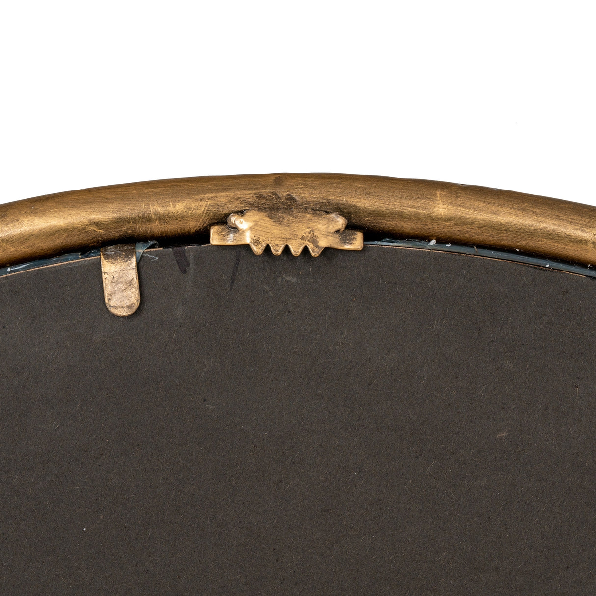 Wall Mirror Small In Gold Dimpled Frame - Nahla