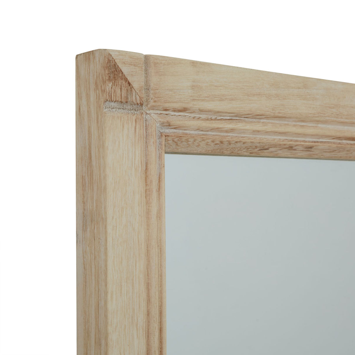 Wall Mirror Window Design In Black Wooden Frame - Salford
