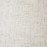 White Linen Shade Table Lamp Small With Bulbous Wooden Base - Wicker