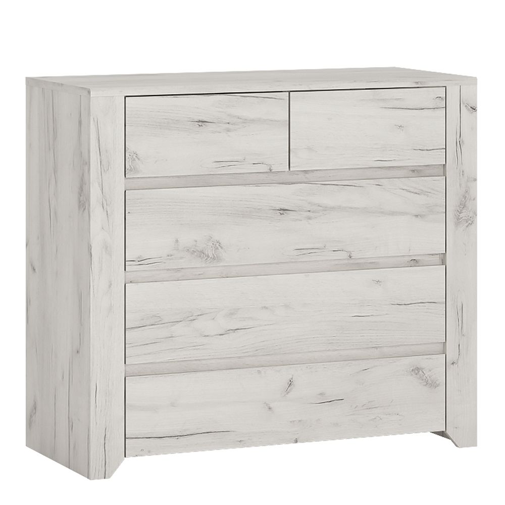 Wooden 3 Piece Bedroom Furniture Set - Angel