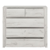 Wooden 3 Piece Bedroom Furniture Set - Angel