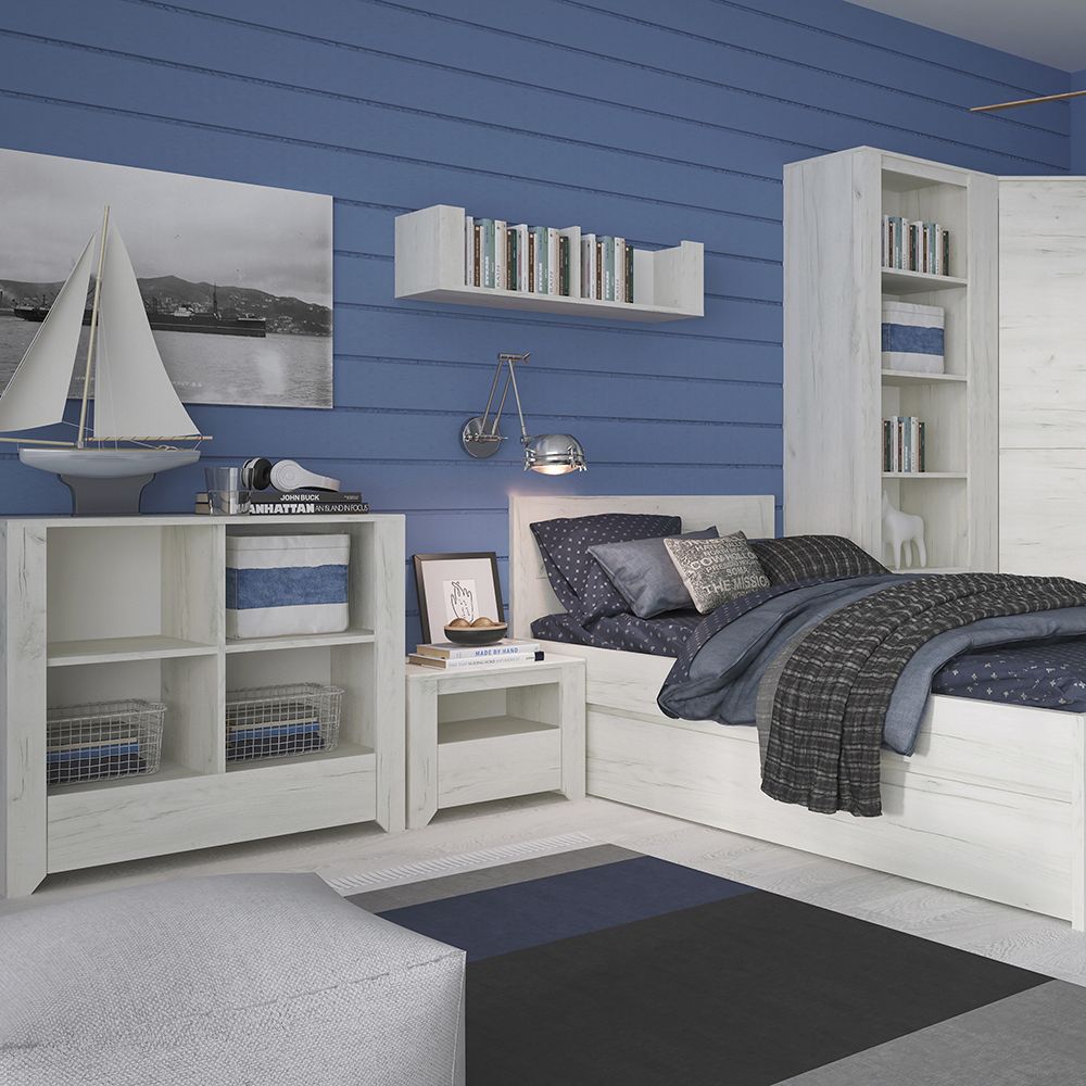 Wooden 3 Piece Bedroom Furniture Set - Angel