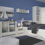 Wooden 3 Piece Bedroom Furniture Set - Angel