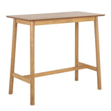Wooden Bar Table And 2 Bar Stools Without Back - Barlow