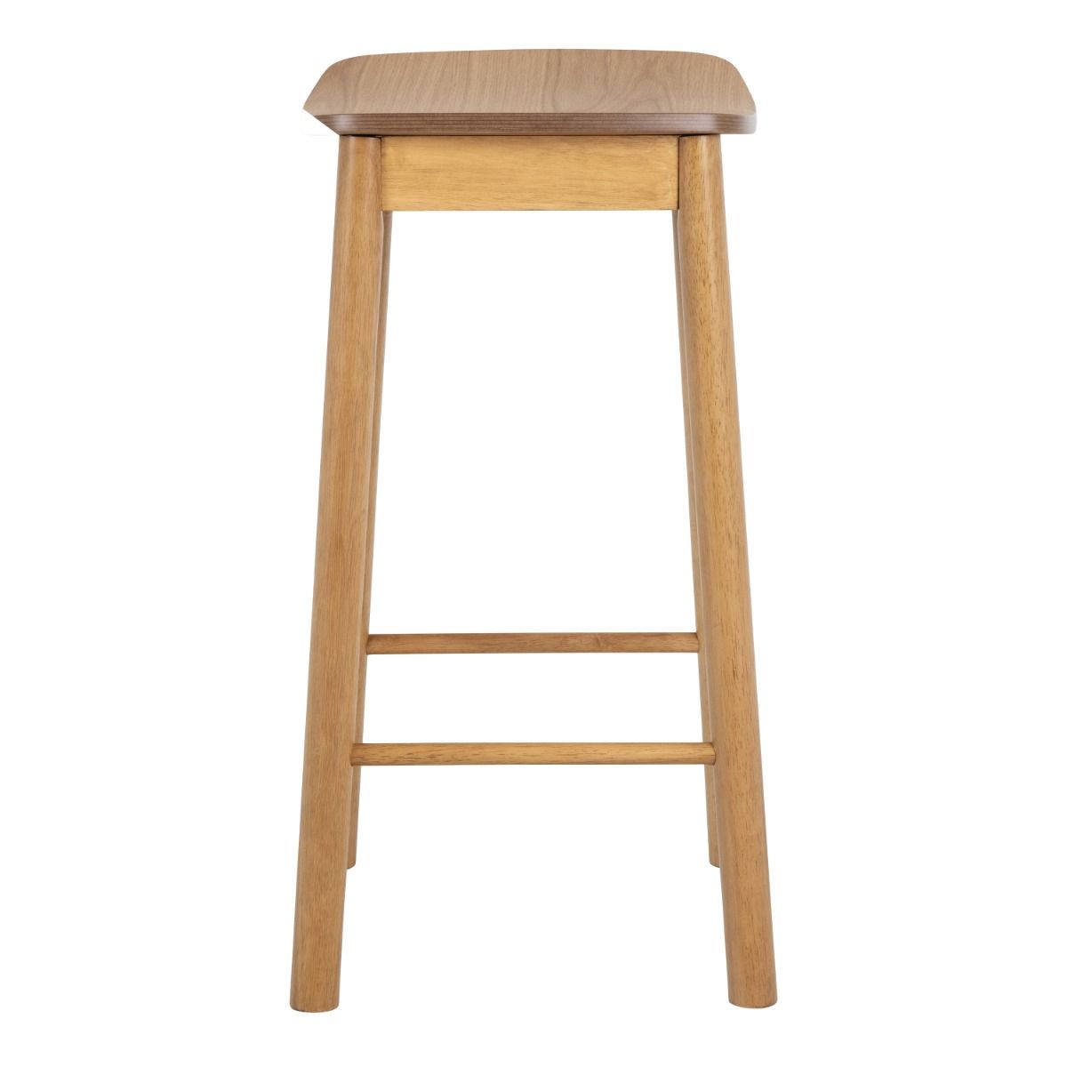 Wooden Bar Table And 2 Bar Stools Without Back - Barlow